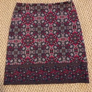Talbots spring skirt in pinks and blues